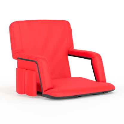 Picture of Flash Furniture Reclining Stadium Chair, Red