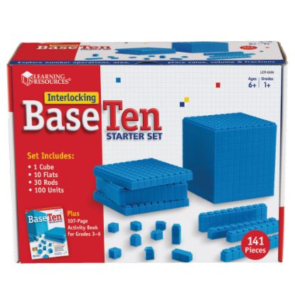 Picture of Learning Resources Interlocking Base 10 Starter Set, Grades 1 - 9