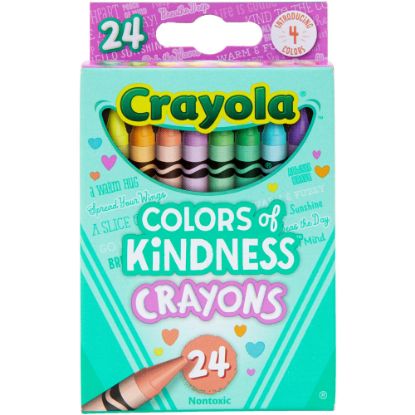 Picture of Crayola Colors of Kindness Crayons, Assorted Colors, Box Of 24 Crayons