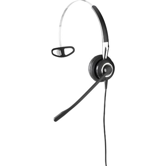 Picture of Jabra BIZ 2400 II QD Mono Headband, Ultra Noise Canceling, LS - Mono - Quick Disconnect - Wired - 300 Hz - 3.40 kHz - Over-the-head - Monaural - Supra-aural - Noise Cancelling Microphone