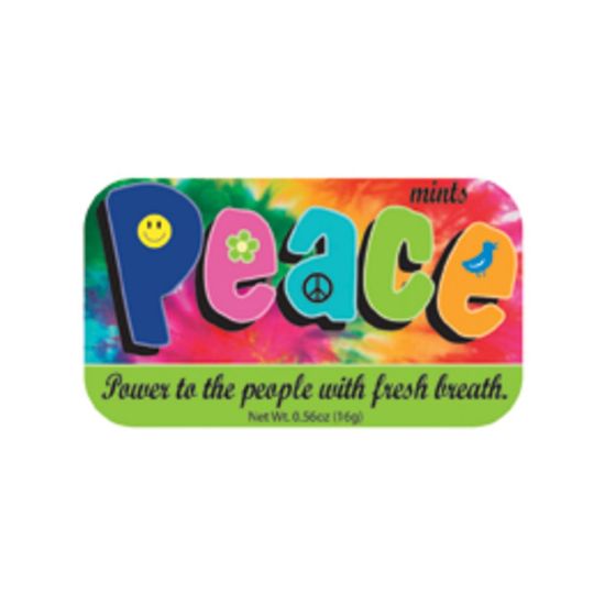 Picture of AmuseMints Sugar-Free Mints, Peace, 0.56 Oz, Pack Of 24