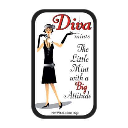 Picture of AmuseMints Sugar-Free Mints, Diva Attitude, 0.56 Oz, Pack Of 24