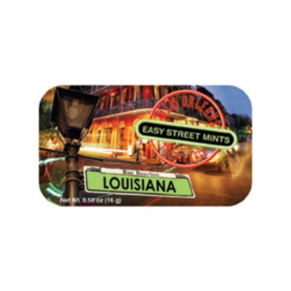 Picture of AmuseMints Destination Mint Candy, New Orleans Bourbon Louisiana, 0.56 Oz, Pack Of 24