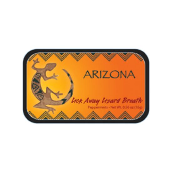 Picture of AmuseMints Destination Mint Candy, Arizona Lizard, 0.56 Oz, Pack Of 24