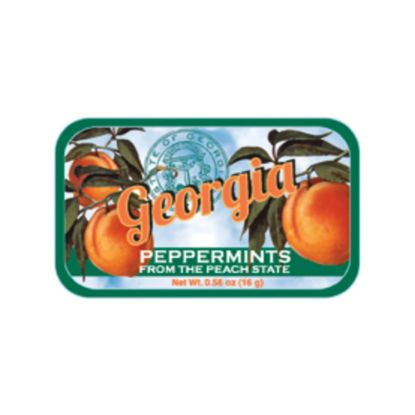 Picture of AmuseMints Destination Mint Candy, Georgia Peach, 0.56 Oz, Pack Of 24