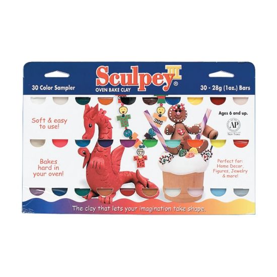 Picture of Sculpey III Sampler Color Set, Assorted Colors