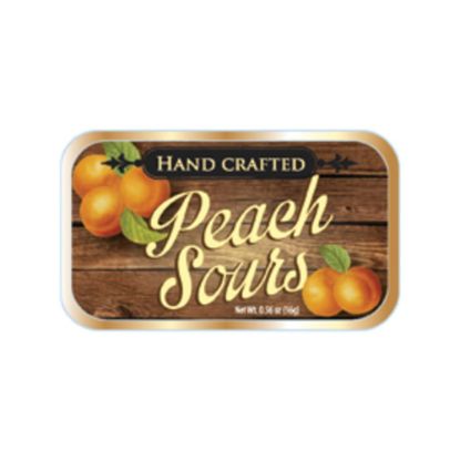 Picture of AmuseMints Fruit Sours, Peach, 0.56 Oz, Pack Of 24