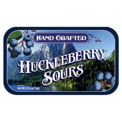 Picture of AmuseMints Fruit Sours, Huckleberry, 0.56 Oz, Pack Of 24