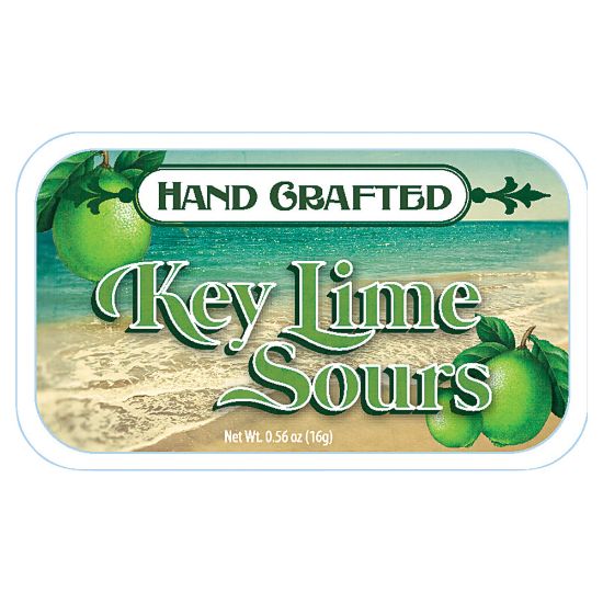 Picture of AmuseMints Fruit Sours, Key Lime, 0.56 Oz, Pack Of 24