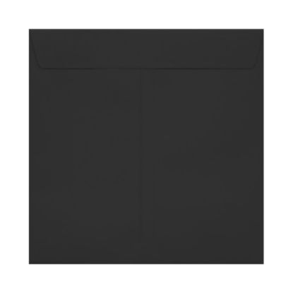 Picture of LUX Square Envelopes, 8in x 8in, Peel & Press Closure, Midnight Black, Pack Of 50