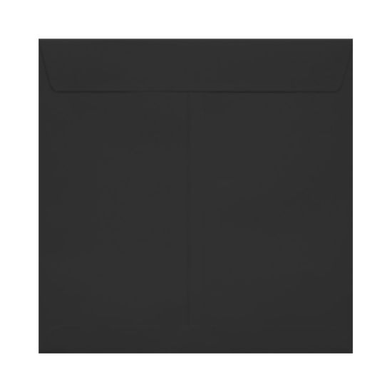 Picture of LUX Square Envelopes, 8in x 8in, Peel & Press Closure, Midnight Black, Pack Of 50