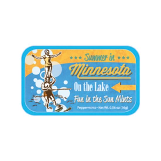 Picture of AmuseMints Destination Mint Candy, Minnesota On the Lake, 0.56 Oz, Pack Of 24