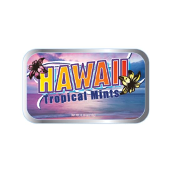 Picture of AmuseMints Destination Mint Candy, Tropical Mints Hawaii, 0.56 Oz, Pack Of 24