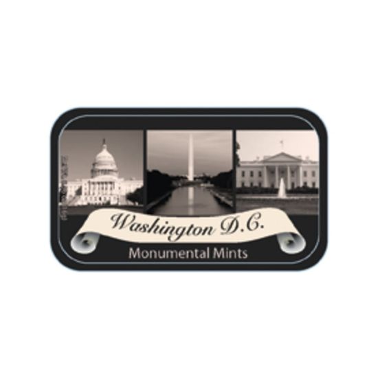 Picture of AmuseMints Destination Mint Candy, Washington DC Monumental Scroll, 0.56 Oz, Pack Of 24