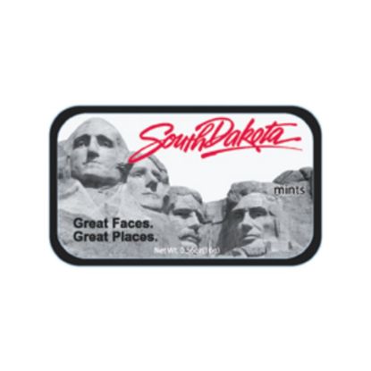 Picture of AmuseMints Destination Mint Candy, South Dakota Mt. Rushmore, 0.56 Oz, Pack Of 24