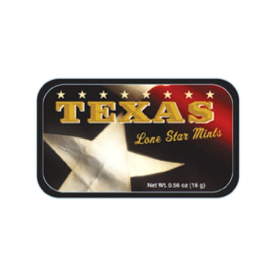 Picture of AmuseMints Destination Mint Candy, Texas Flag, 0.56 Oz, Pack Of 24