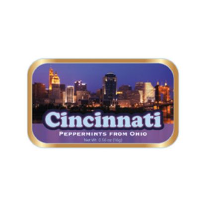 Picture of AmuseMints Destination Mint Candy, Cincinnati Skyline, 0.56 Oz, Pack Of 24