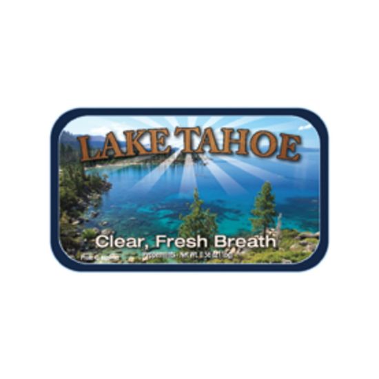 Picture of AmuseMints Destination Mint Candy, Lake Tahoe Clear, 0.56 Oz, Pack Of 24