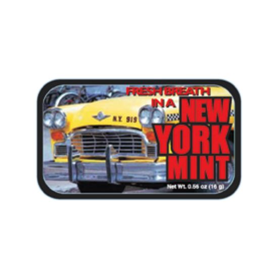 Picture of AmuseMints Destination Mint Candy, New York Taxi, 0.56 Oz, Pack Of 24