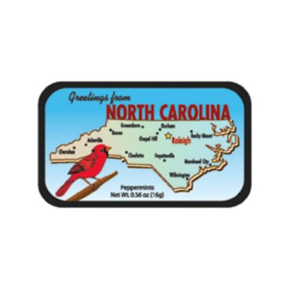 Picture of AmuseMints Destination Mint Candy, North Carolina State, 0.56 Oz, Pack Of 24