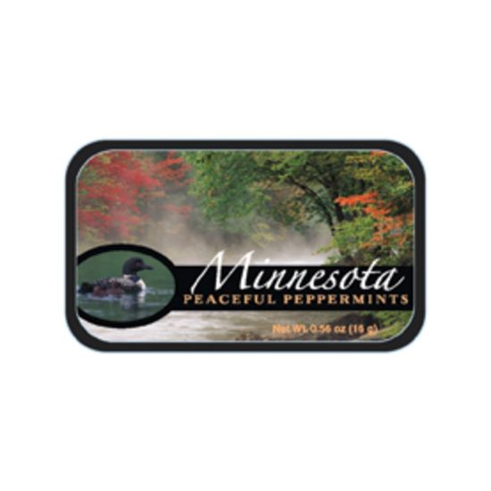 Picture of AmuseMints Destination Mint Candy, Minnesota Peaceful, 0.56 Oz, Pack Of 24