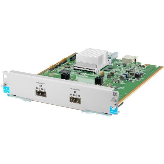 Picture of HPE 2-port 40GbE QSFP+ v3 zl2 Module - For Data Networking, Optical NetworkOptical Fiber40 Gigabit Ethernet - 40GBase-X - 40 Gbit/s - 2 x Expansion Slots - QSFP+