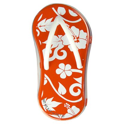 Picture of AmuseMints Mint Candy Flip Flop Tins, Hibiscus Orange, Pack Of 24