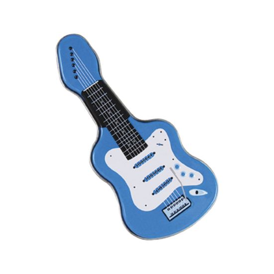 Picture of AmuseMints Sugar-Free Mints, Electric Guitar Tin, Blue, Pack Of 24