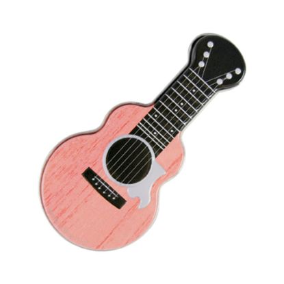 Picture of AmuseMints Sugar-Free Mints, Acoustic Guitar Tin, Pink, Pack Of 24