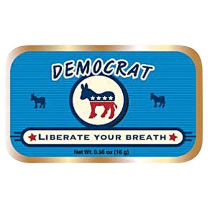 Picture of AmuseMints Sugar-Free Mints, Democrat, 0.56 Oz, Pack Of 24