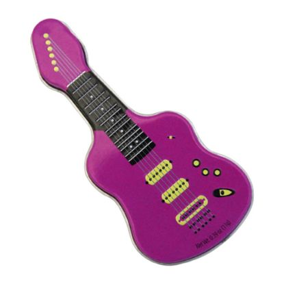 Picture of AmuseMints Sugar-Free Mints, Electric Guitar Tin, Purple, Pack Of 24