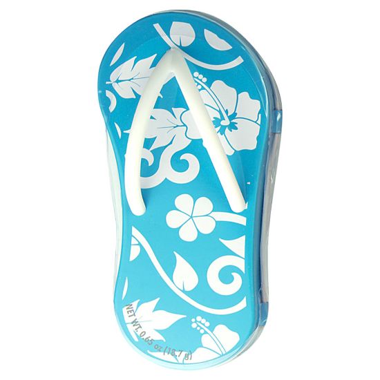 Picture of AmuseMints Mint Candy Flip Flop Tins, Hibiscus Blue, Pack Of 24