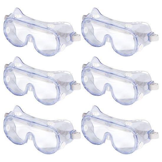 Picture of Learning Resources Adjustable Safety Goggles, Clear, Pack Of 6 Goggles