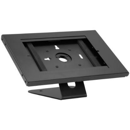 Picture of Mount-It! MI-3775B Anti-Theft Tablet Countertop Kiosk And Wall Mount, 9-7/16inH x 10-5/16inW x 4-13/16inD, Black