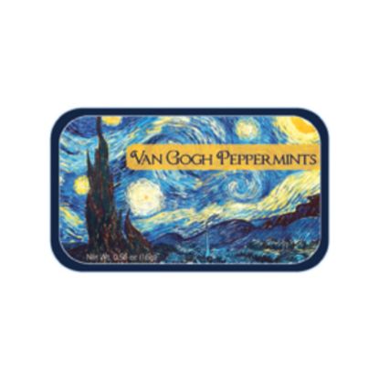 Picture of AmuseMints Sugar-Free Mints, Van Gogh Starry Night, 0.56 Oz, Pack Of 24