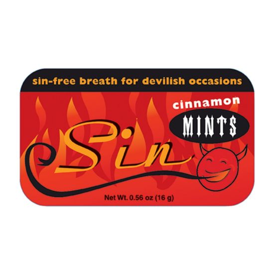 Picture of AmuseMints Sugar-Free Mints, Sin, 0.56 Oz, Pack Of 24