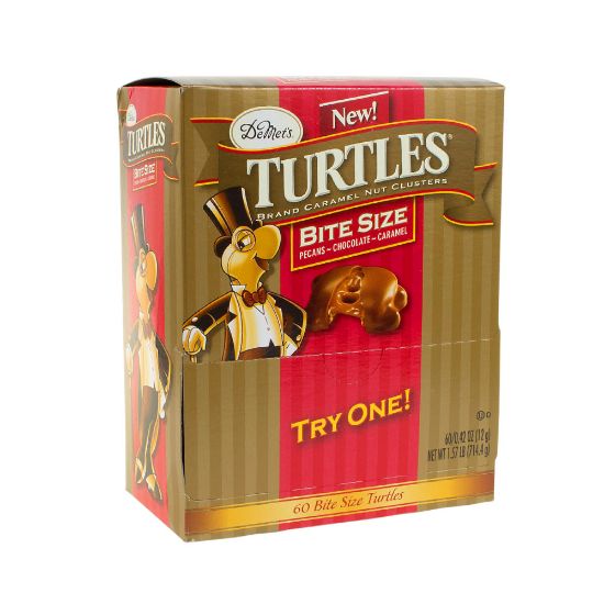 Picture of Turtles Original Bite-Size Candies, 0.42 Oz, Pack Of 60