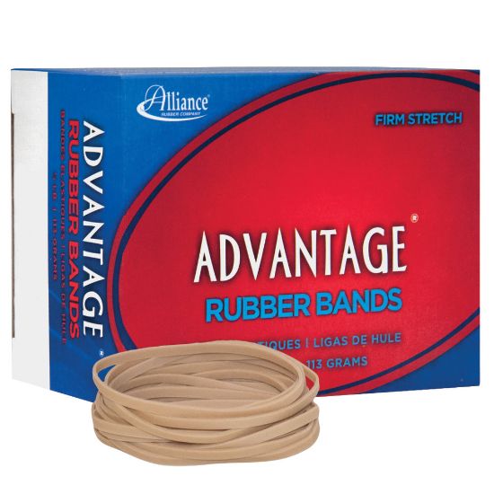 Picture of Alliance Rubber Advantage Rubber Bands, Size 33, 3 1/2in x 1/8in, Natural, Box Of 150