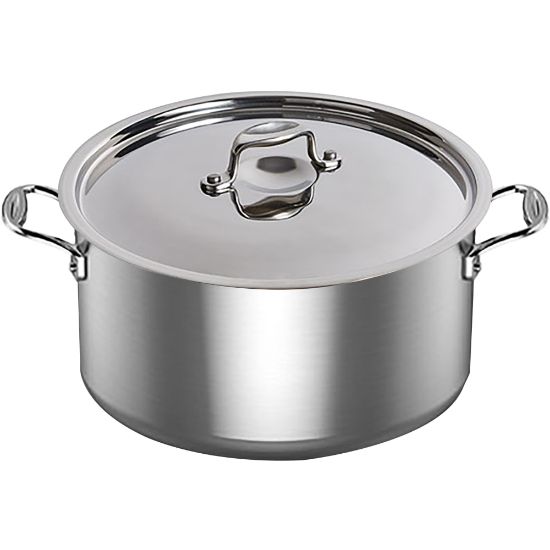 Picture of Vollrath NUCU Stainless Steel Stock Pot, 9.5 Qt, Silver