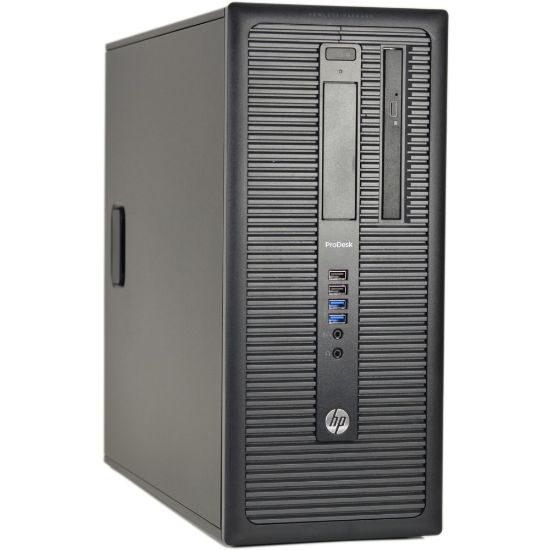 Picture of HP ProDesk 600 G1-MT Refurbished Desktop PC, Intel Core i7, 16GB Memory, 512GB Solid State Drive, Windows 10, J1-600G1TA05