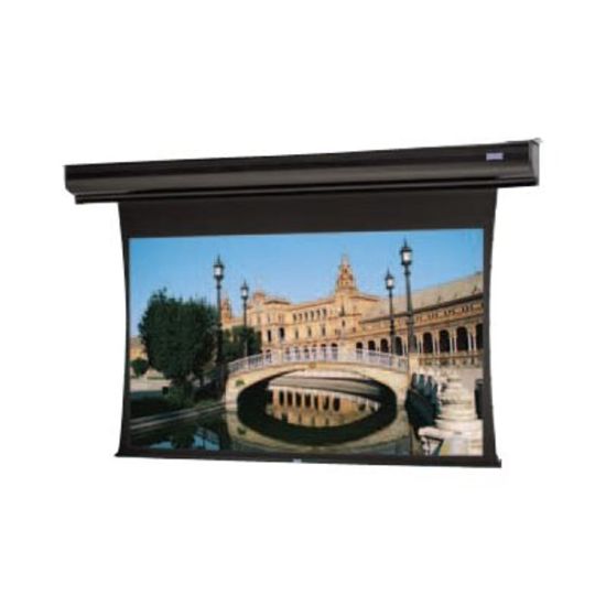 Picture of Da-Lite Tensioned Contour Electrol Projection Screen - Wall or Ceiling Mounted Electric Screen - 137in Screen - Projection screen - ceiling mountable, wall mountable - motorized - 120 V - 137in (137 in) - 16:10 - Da-Mat - black lightly textured powder coa