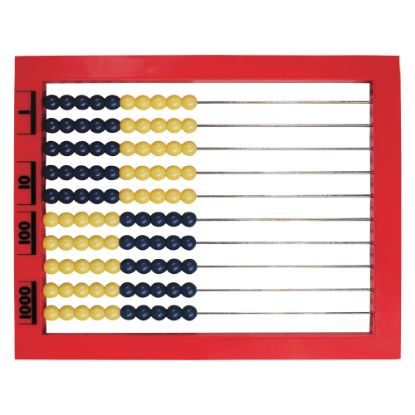 Picture of Learning Resources 2-Color Desktop Abacus, 1/2inH x 9 1/2inW x 8 1/2inD, Multicolor, Grades Pre-K - 8