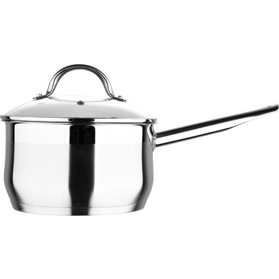 Picture of Bergner 3.5-Quart Stainless Steel Non-Stick Saucepan, Silver