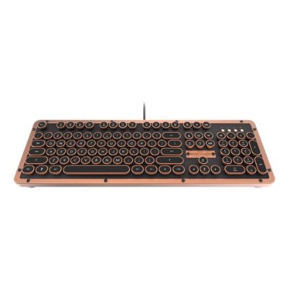 Picture of Azio Retro Classic Vintage Typewriter Mechanical USB Keyboard, Artisan, MK-RETRO-L-03-US