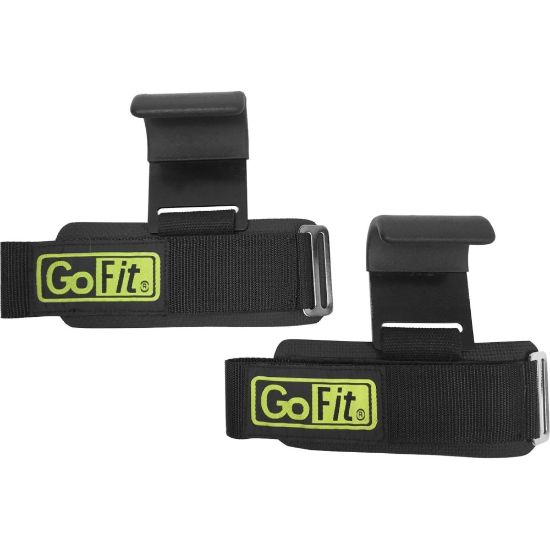 Picture of GoFit Ultra Pro Lifting Hooks - Steel, Neoprene, Metal