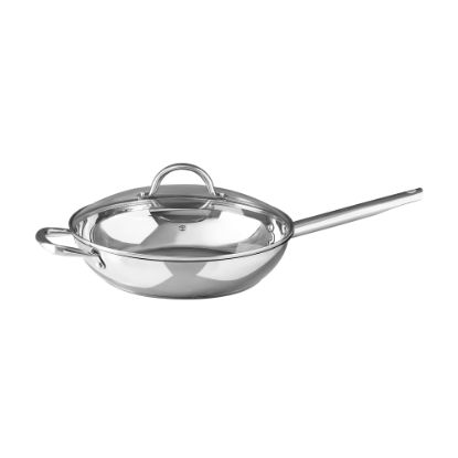 Picture of Bergner Stainless Steel Non-Stick Fry Pan, 12in, Silver