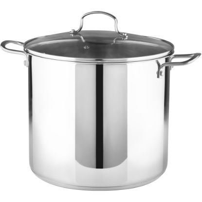 Picture of Bergner Essentials Stainless Steel Stock Pot, 20-Quart, Silver