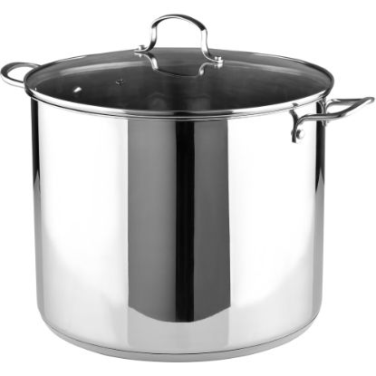 Picture of Bergner Essentials Stainless Steel Stock Pot, 12-Quart, Silver