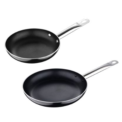 Picture of Bergner 2-Piece Aluminum Non-Stick Fry Pan Set, Black