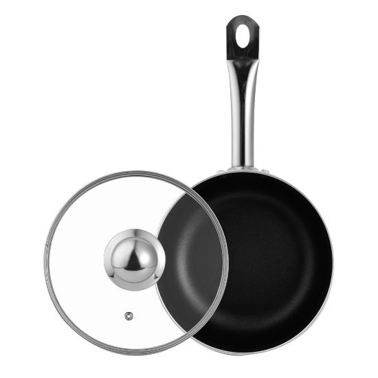 Picture of Bergner 3.5-Quart Aluminum Non-Stick Saucepan, Black